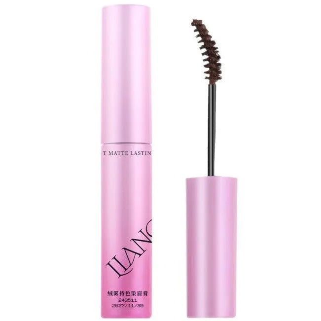 Eyebrow cream container showing 4.5g content with colour options for brow definition