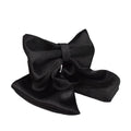 Cloth dog collar, leash, bow, and vest set shown on a model, available in S M L XL sizes.