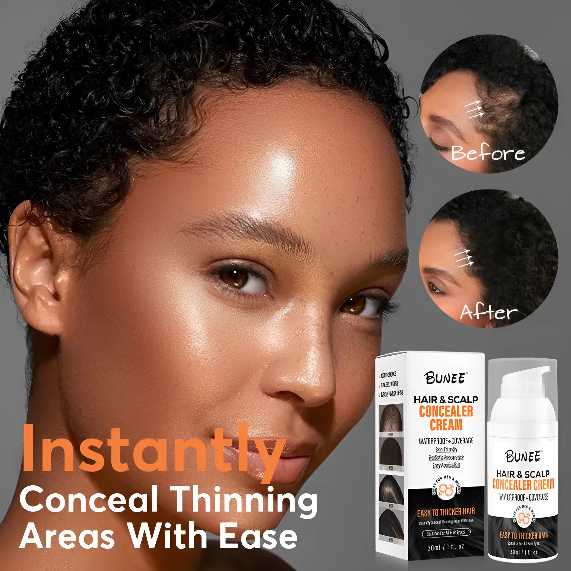 30ml scalp concealer pomade for covering hair thinning with nourishing formula