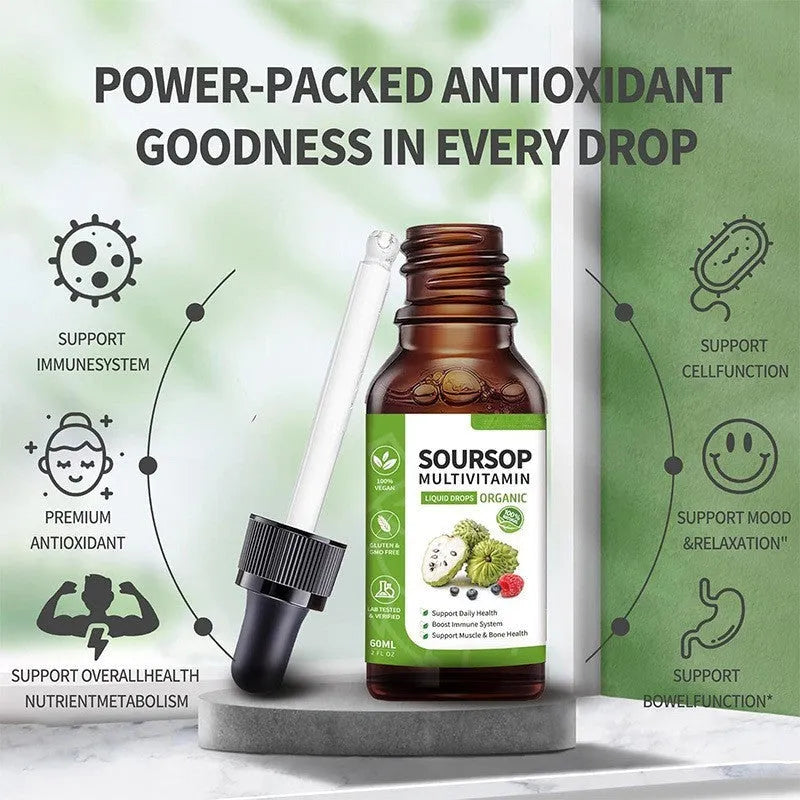 60ml bottle of prickly fruit and lychee flavoured edible care drops for adults.