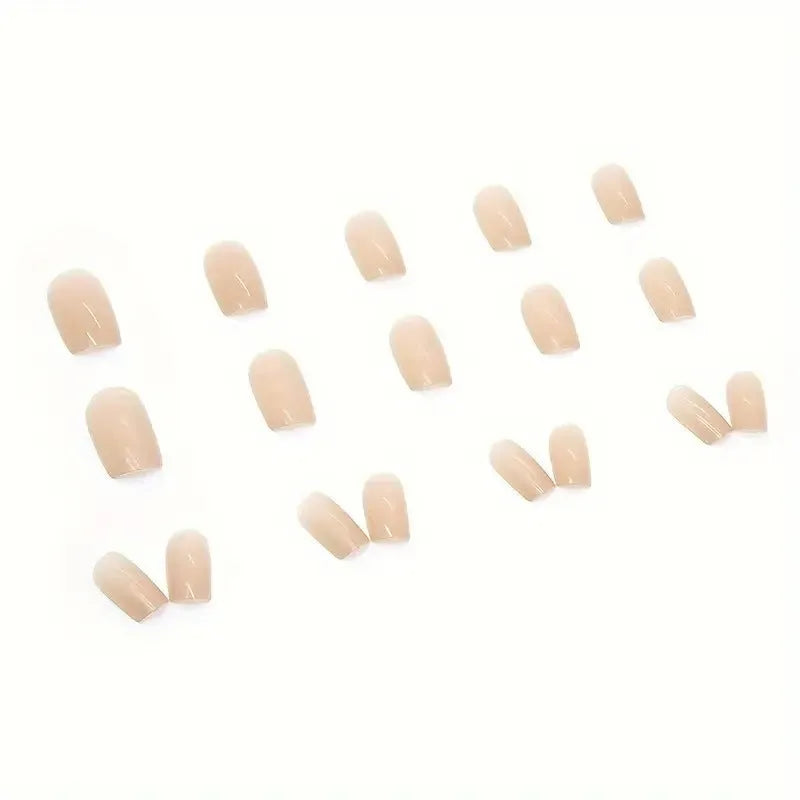 MY119 solid colour plastic nail art set with cute style design components for ladies