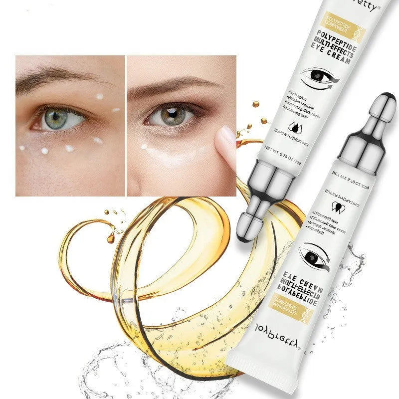20g peptide anti-dark circle eye cream jar for puffiness reduction and universal skin types