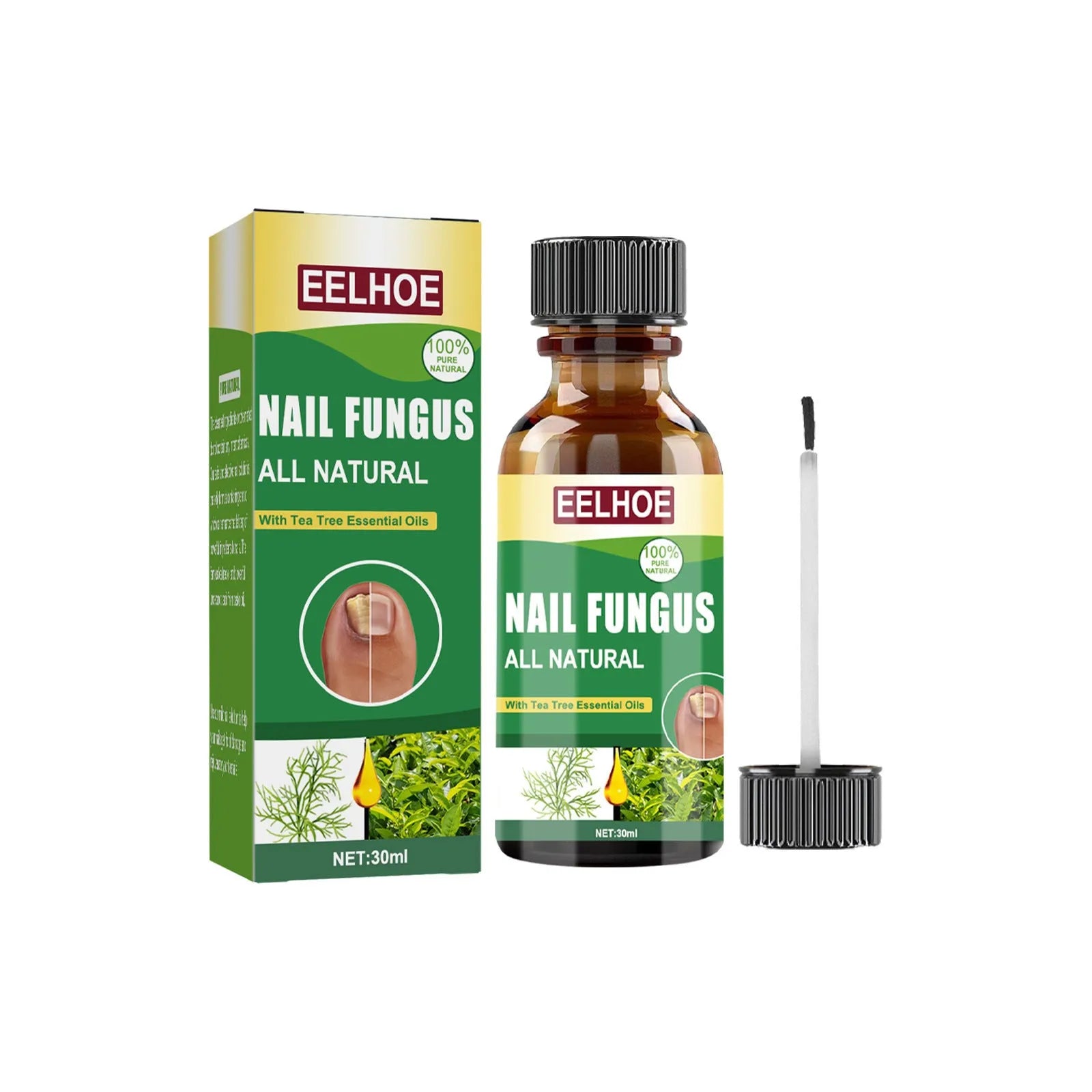 30ml bottle of tea tree oil foot and nail care solution for finger and toenail nutrition
