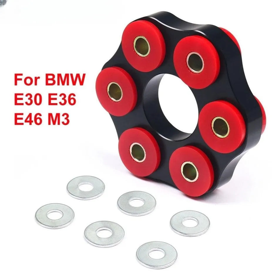 Red polyurethane aluminium drive shaft connecting bracket for BMW E46 E36 E30 M3 E28 models
