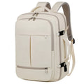 Large waterproof oxford cloth backpack with multiple pockets showing black colour option