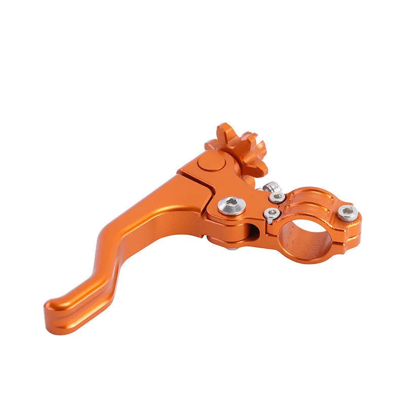 Universal aluminium alloy two-finger motorcycle clutch lever in eight colour options