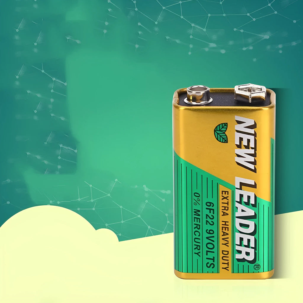 Xinlida 9V alkaline battery with 6F22 model marking for walkie-talkies