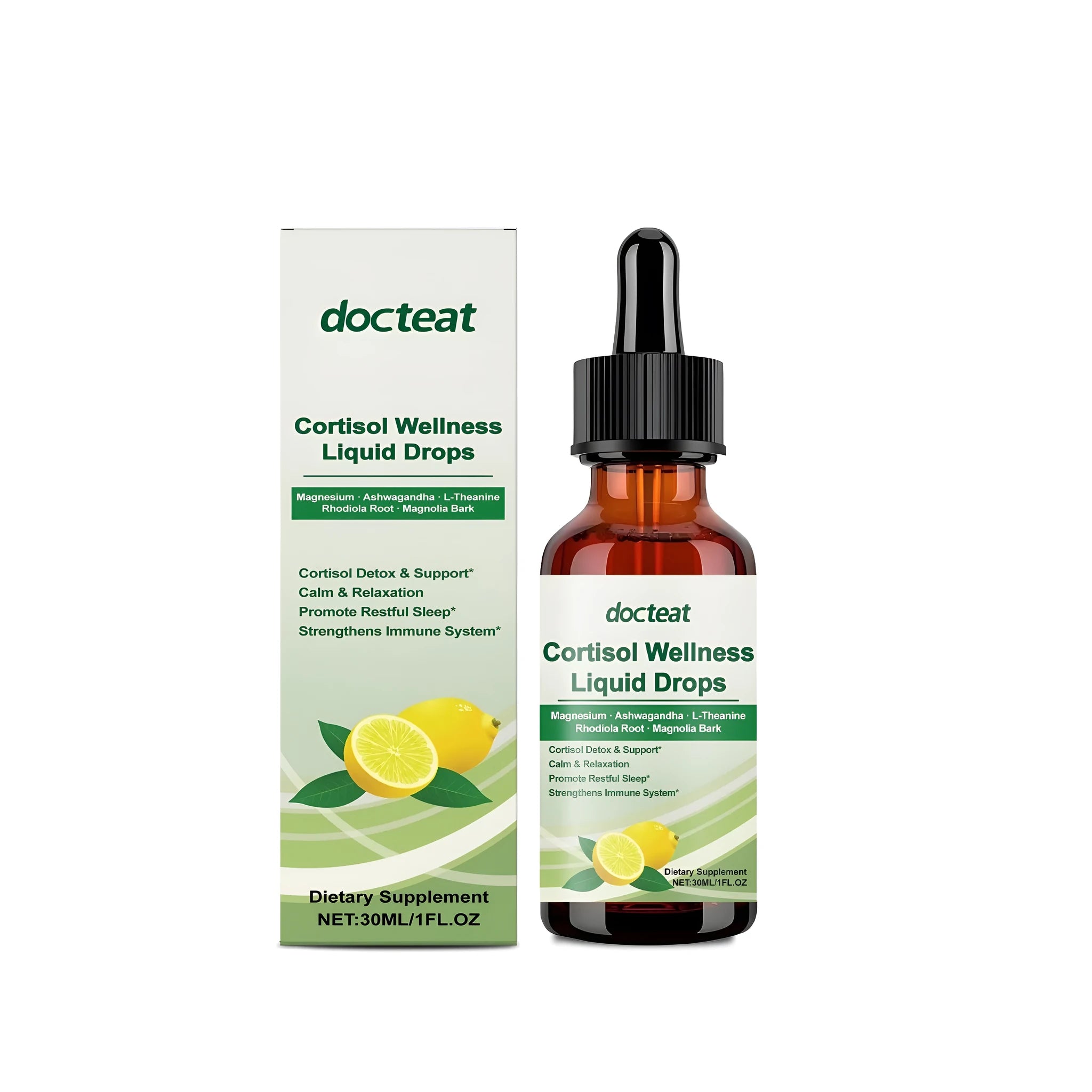 30ml bottle of traditional Chinese medicine supplement drops with dropper for health regulation