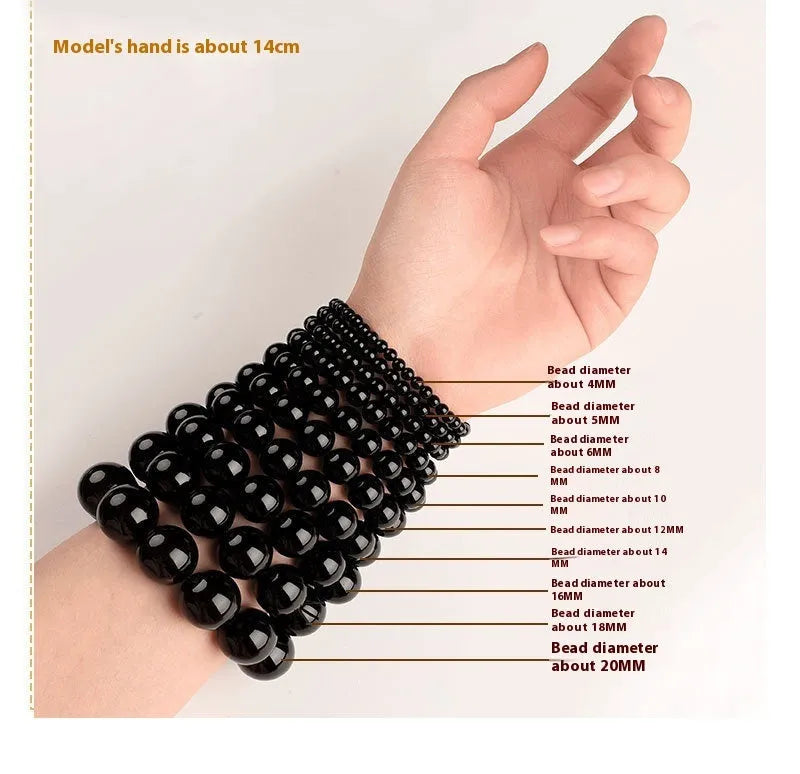 Natural smokey violet Hetian jade straight cut bracelet with approximately 8x9mm beads.