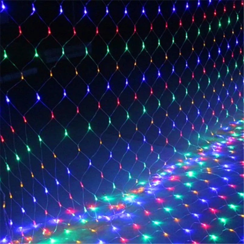 Waterproof fishnet lamp IP44 low voltage 24V in warm white light for garden outdoor use