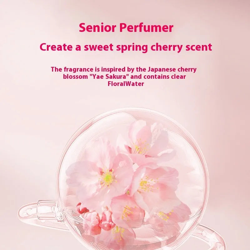 Sakura shampoo conditioner shower gel set 500ml bottles deep cleaning oil control