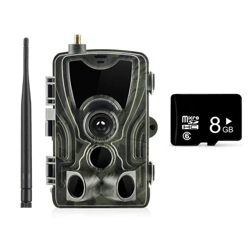 Outdoor waterproof surveillance camera with camouflage design and 1080p resolution