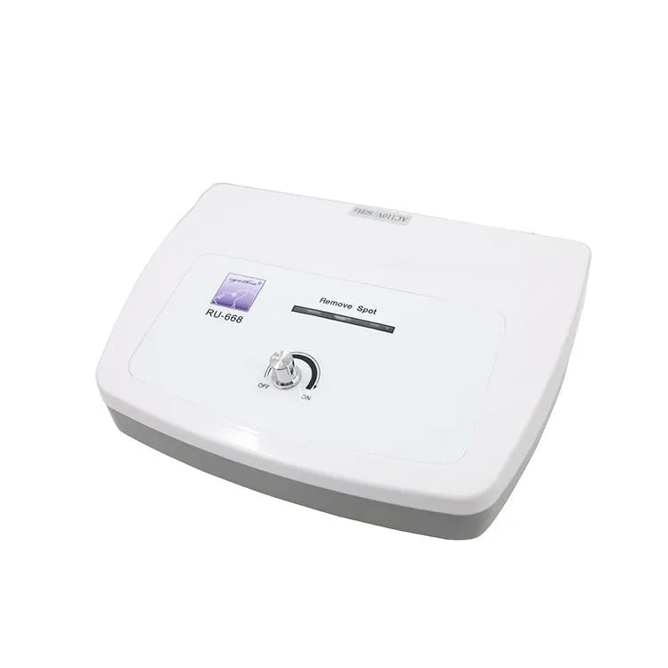 White electronic spot and mole removal pen beauty instrument for professional salon and home use.