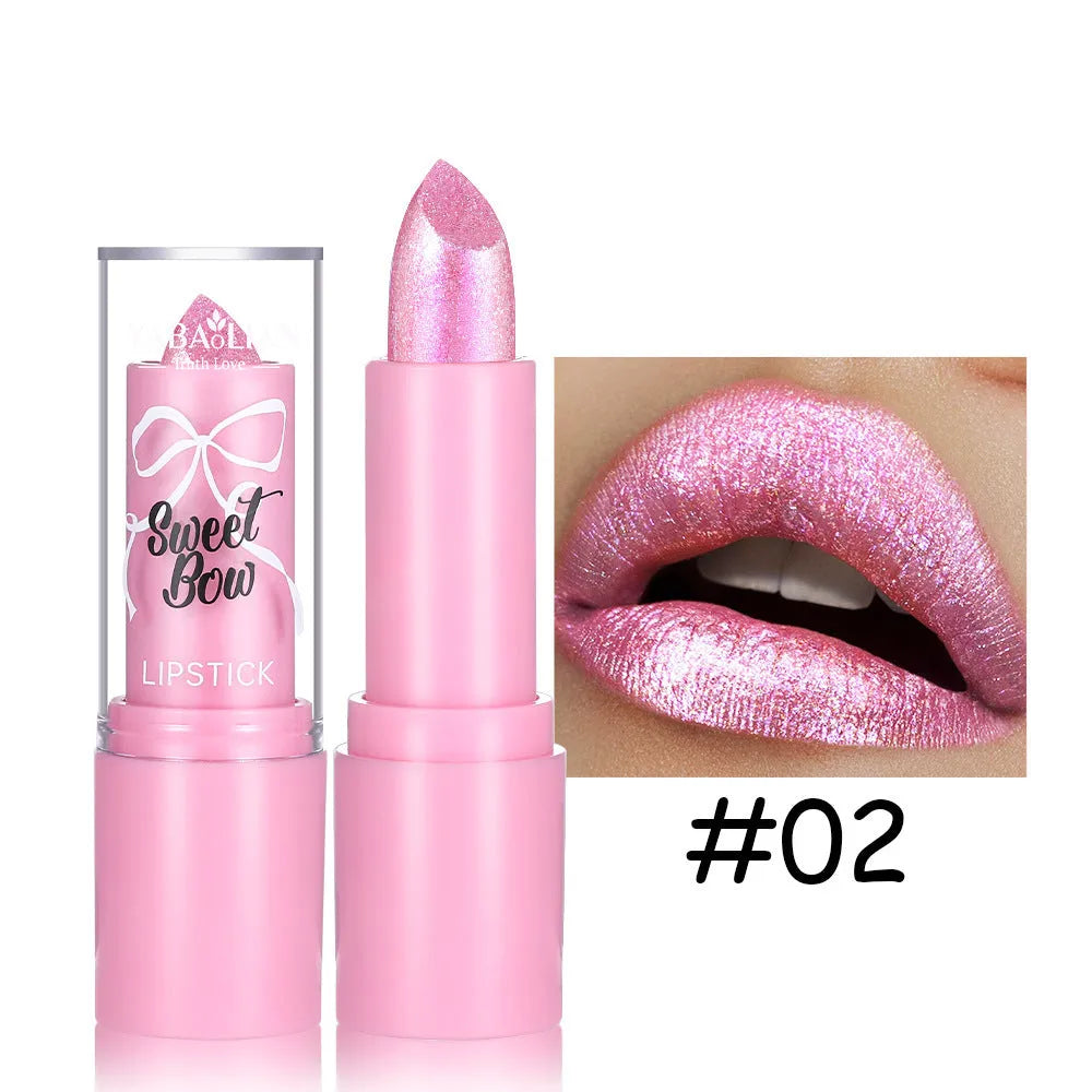 Sweetheart bow XINGX Diamond lipstick in Starlight Diamond series with six colour options
