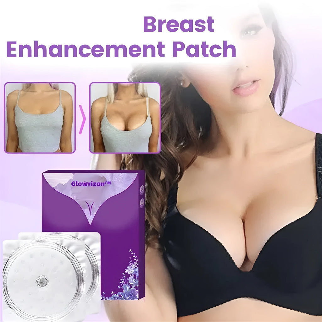 Breast enhancement chest patches with collagen and hyaluronic acid for skin tightening