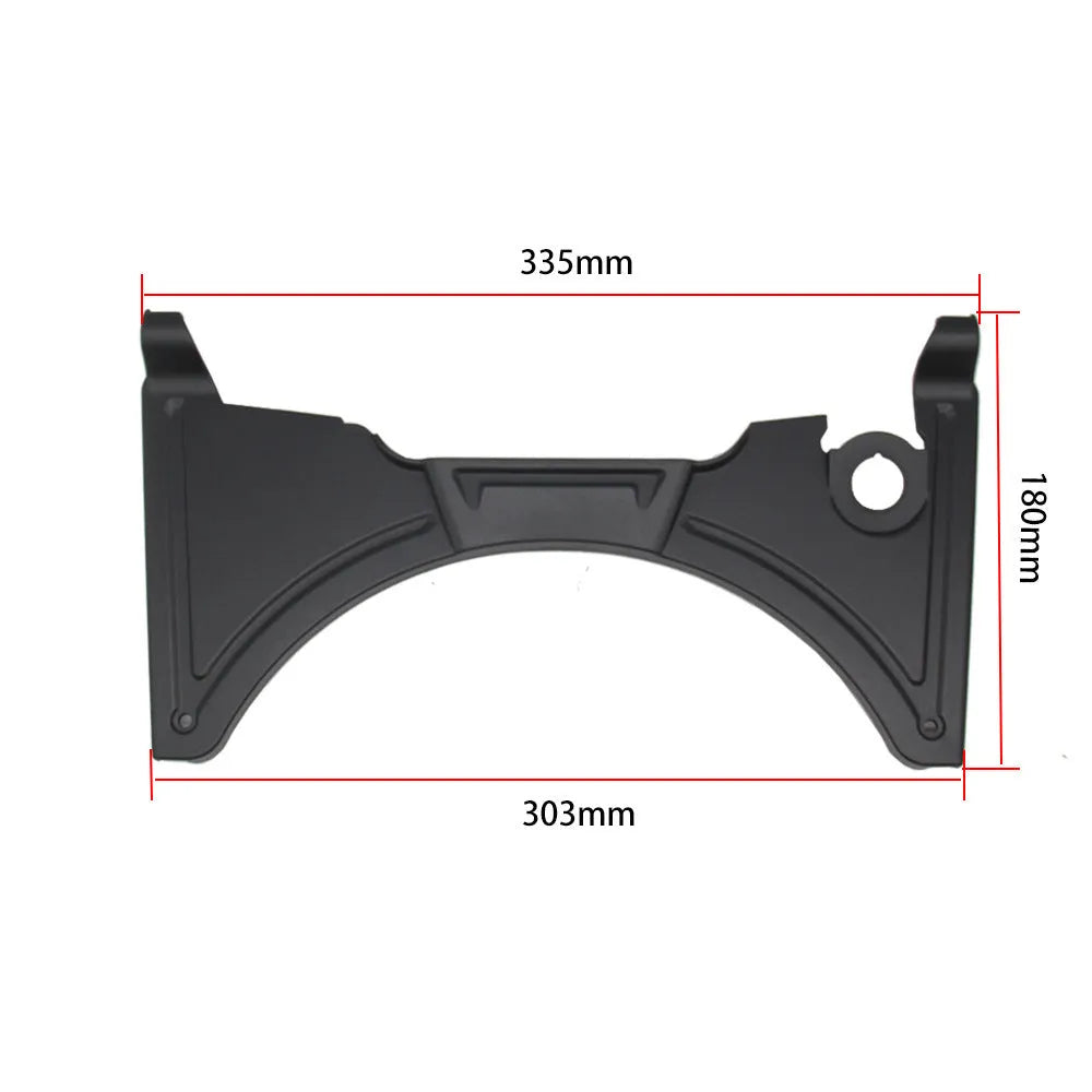 Black motorcycle cockpit fairing panel for BMW R1250GS and R1200GS LC models