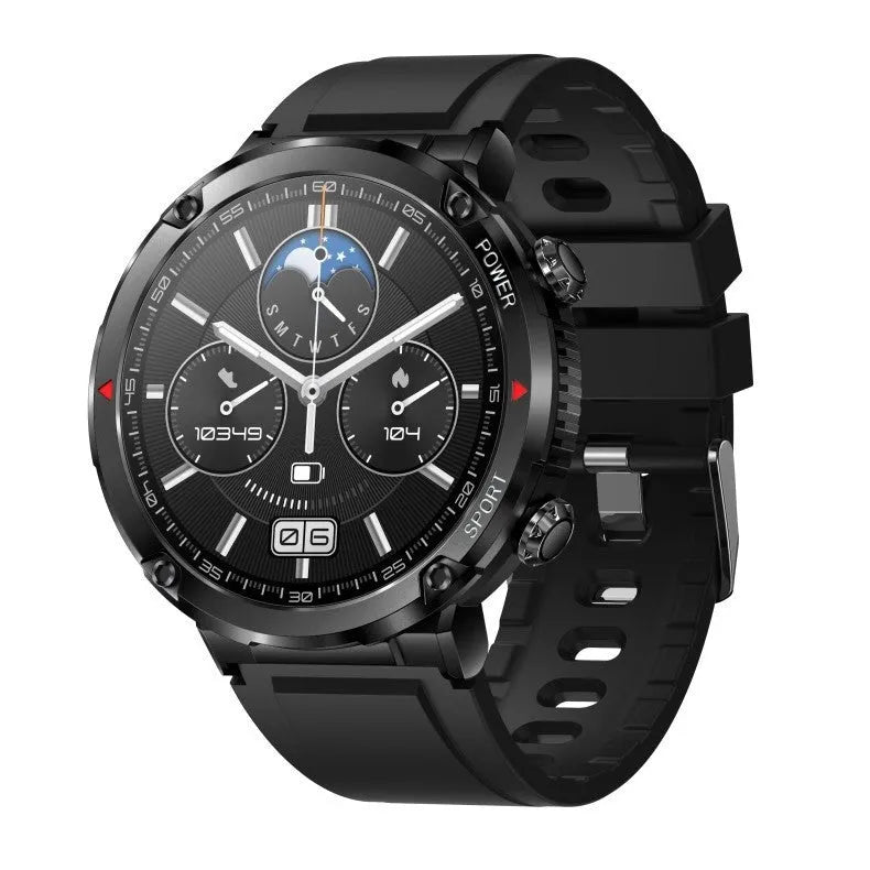 T30 smart watch with 52mm display showing heart rate monitoring interface