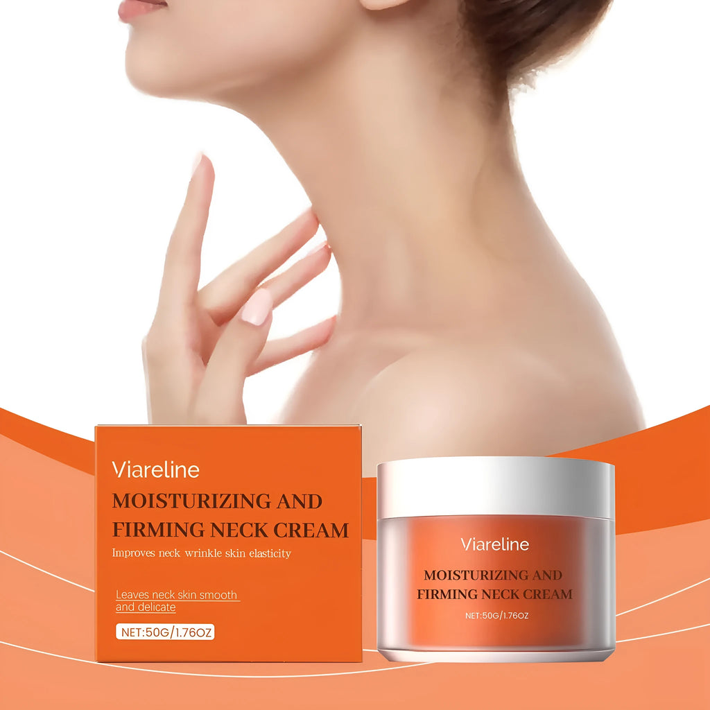 Neck moisturising cream 50g jar for daily neck contour skin care