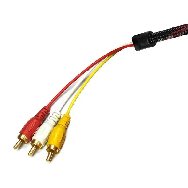HDMI to AV15 M conversion cable with 1.5 metre length and gold-plated alloy connectors