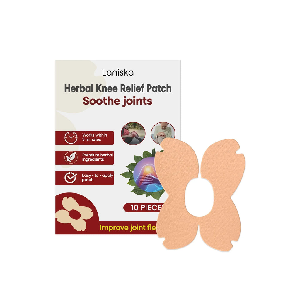 LANISKA herbal moxa leaf menthol joint nourishing adhesive bandages 10 piece pack with storage box