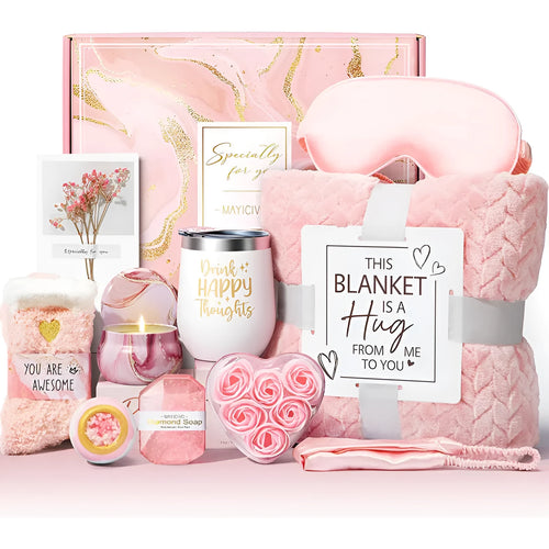 Aromatherapy candle and soap bath gift set in modern simplicity style plastic box measuring 27x23x13cm