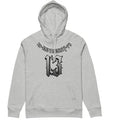 Hooded fleece-lined pullover sweater in loose fit for teenage team uniforms