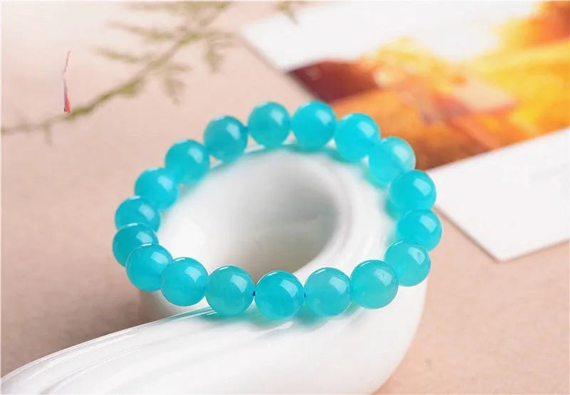 Natural grade 7A Amazonite scattered beads for jewellery making in ice colour grades