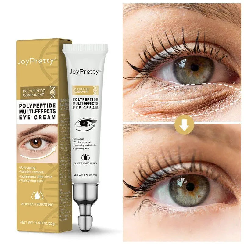 20g peptide anti-dark circle eye cream jar for puffiness reduction and universal skin types