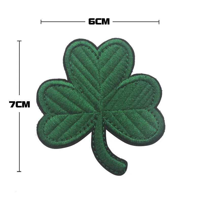 Outdoor embroidered fabric badge with Velcro backing in various military and natural colour patterns