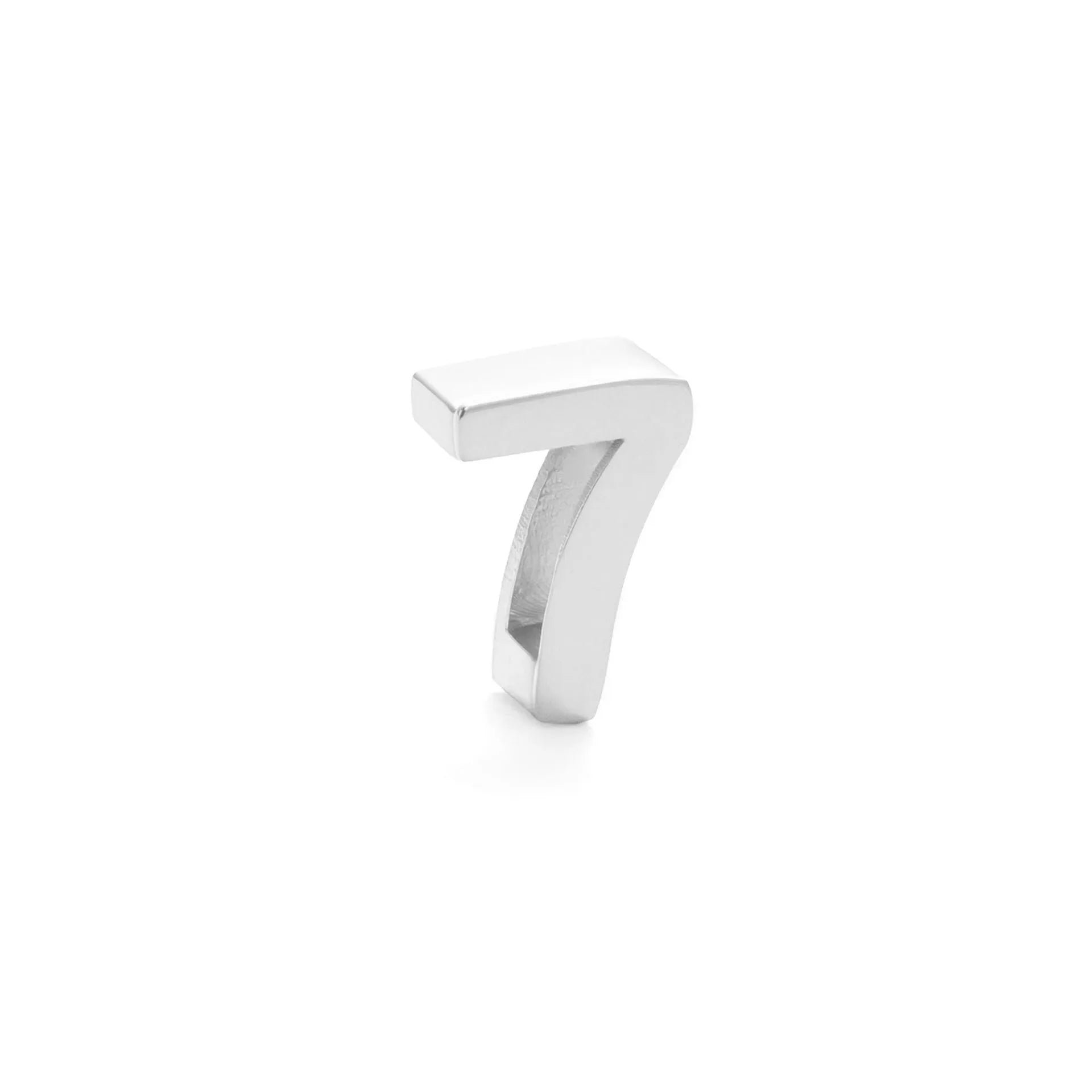 Titanium steel number and letter necklace with gold electroplated finish on grinding chain design