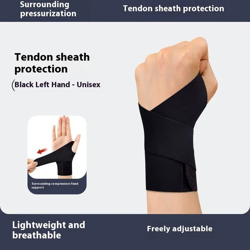Adjustable athletic wristguards in black and skin colour for badminton, tennis, volleyball and fitness sports