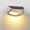 Solar outdoor retro smiling face wall light for garden courtyard decoration