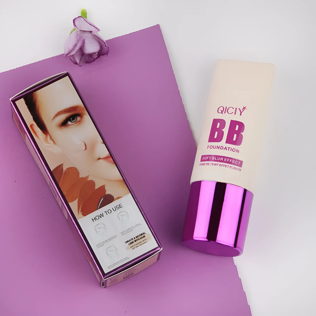 BB cream foundation concealer in a feeding bottle with ten shade options for brightening and repair.