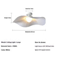 Nordic creative lotus leaf LED ceiling lamp chandelier for living room and bedroom home lighting