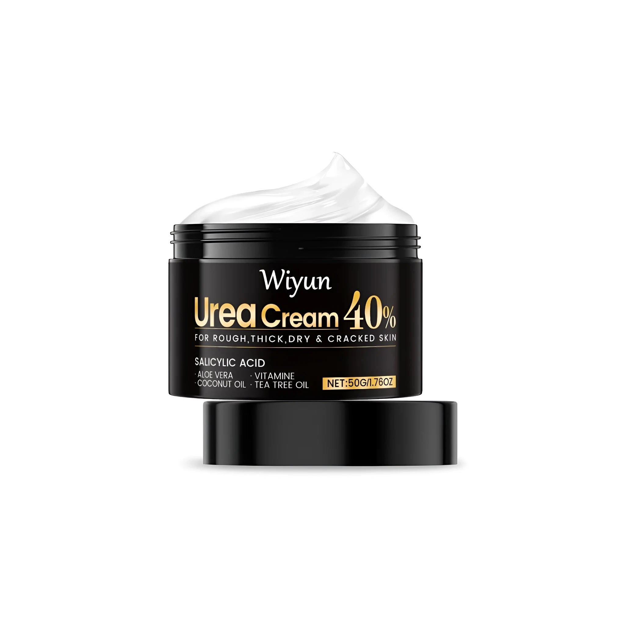 50g tube of 10% urea hand and foot care cream with aloe vera