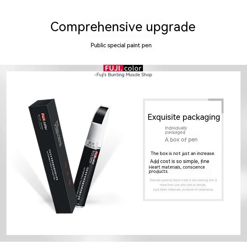 12ml automotive touch-up paint pen with colour-matched paint fixer for vehicle repairs