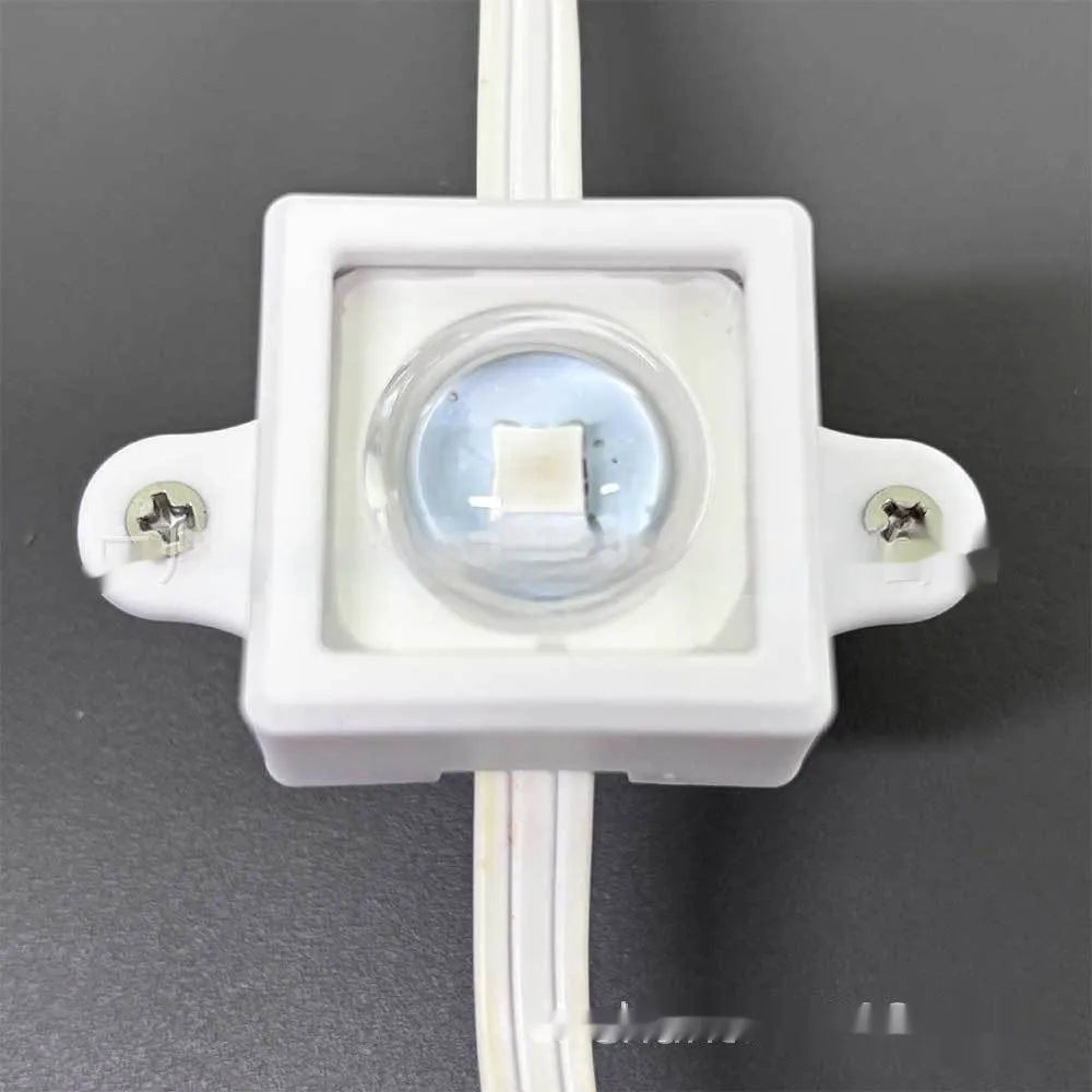 White plastic LED light protective lampshade, shown with dimensions 1.7cm by 6cm.