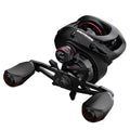 Fishing reel with drip wheel mechanism and rocking wheel line control system