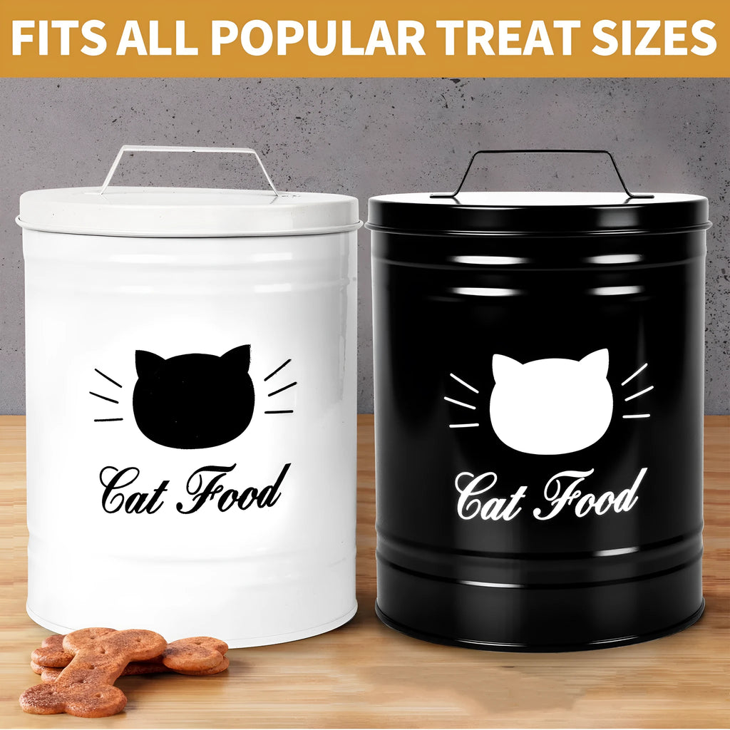 Round iron sheet moisture-proof storage can with 301-500ml capacity for pantry organisation