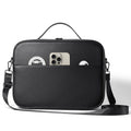 Black MR glasses storage box for Apple Vision Pro measuring 32.5cm with superfiber construction