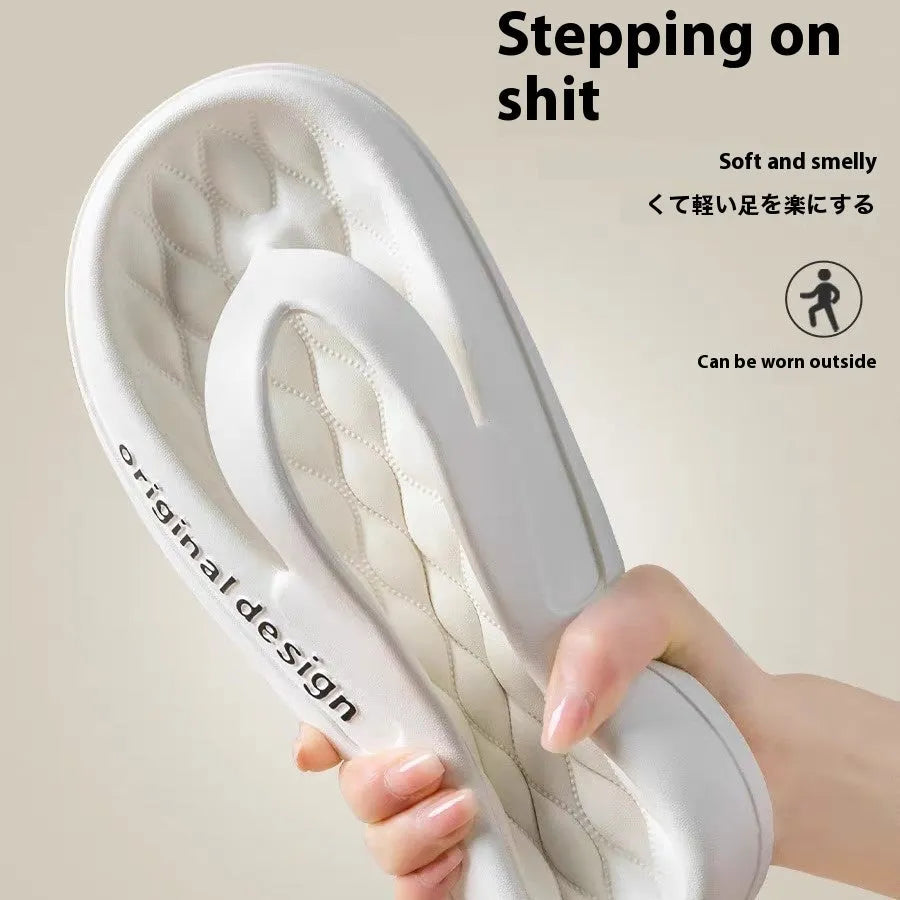 Men's EVA flip flops slippers in various colours showing open-toe beach shoe design