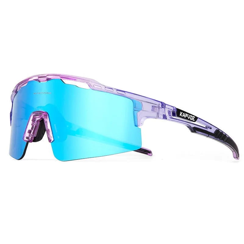 TR90 full rim polarized HD riding glasses bicycle sunglasses colourful three lens set