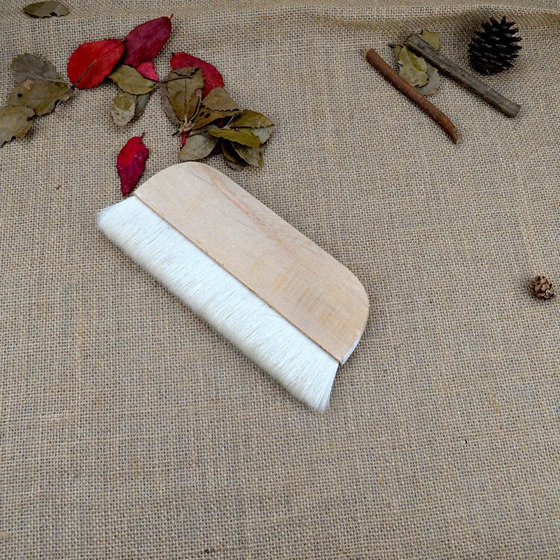 Wool brush for art mounting and paint paste board shading in picture colour