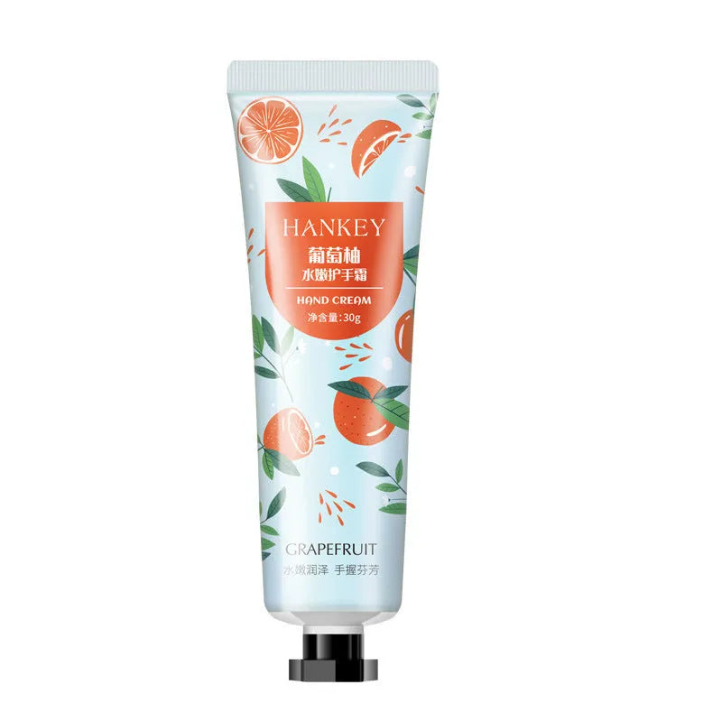 30g fruit hand cream for dry skin in multiple botanical styles