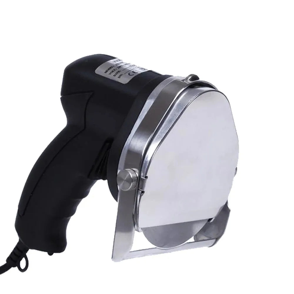 KS-100E black electric meat cleaver for turkey barbecue preparation with 80W power