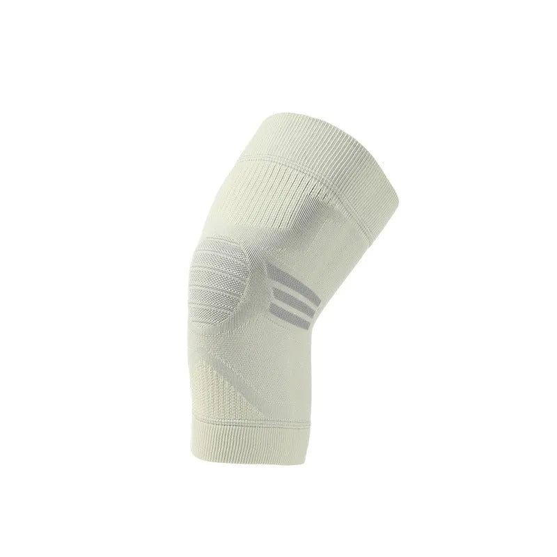 A pair of polyester fibre knee pads for aerobics and basketball sports, shown in multiple colour options.
