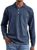 Retro washed cotton polo shirt with distressed lapel detail in Army Green colour