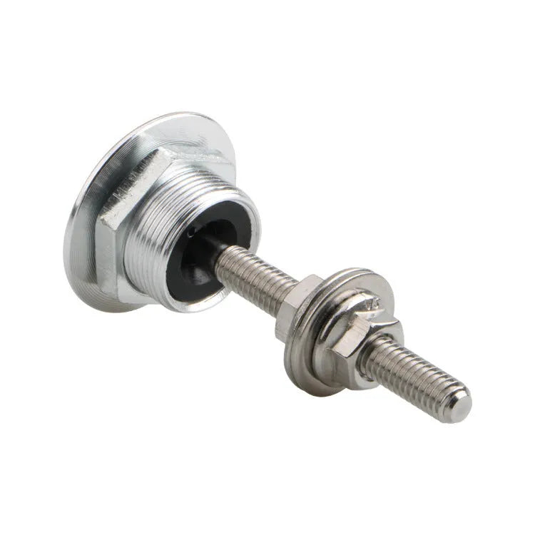 30mm diameter mini engine cover lock in five colours: black, blue, gold, red, and silver, with a 55mm screw.