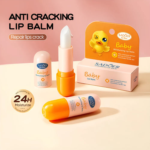 Anti-chapped lip moisturising lipstick showing multiple variant formulas with net content measurements