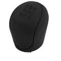 Universal silicone car gear cover in black with non-slip textured surface for driving